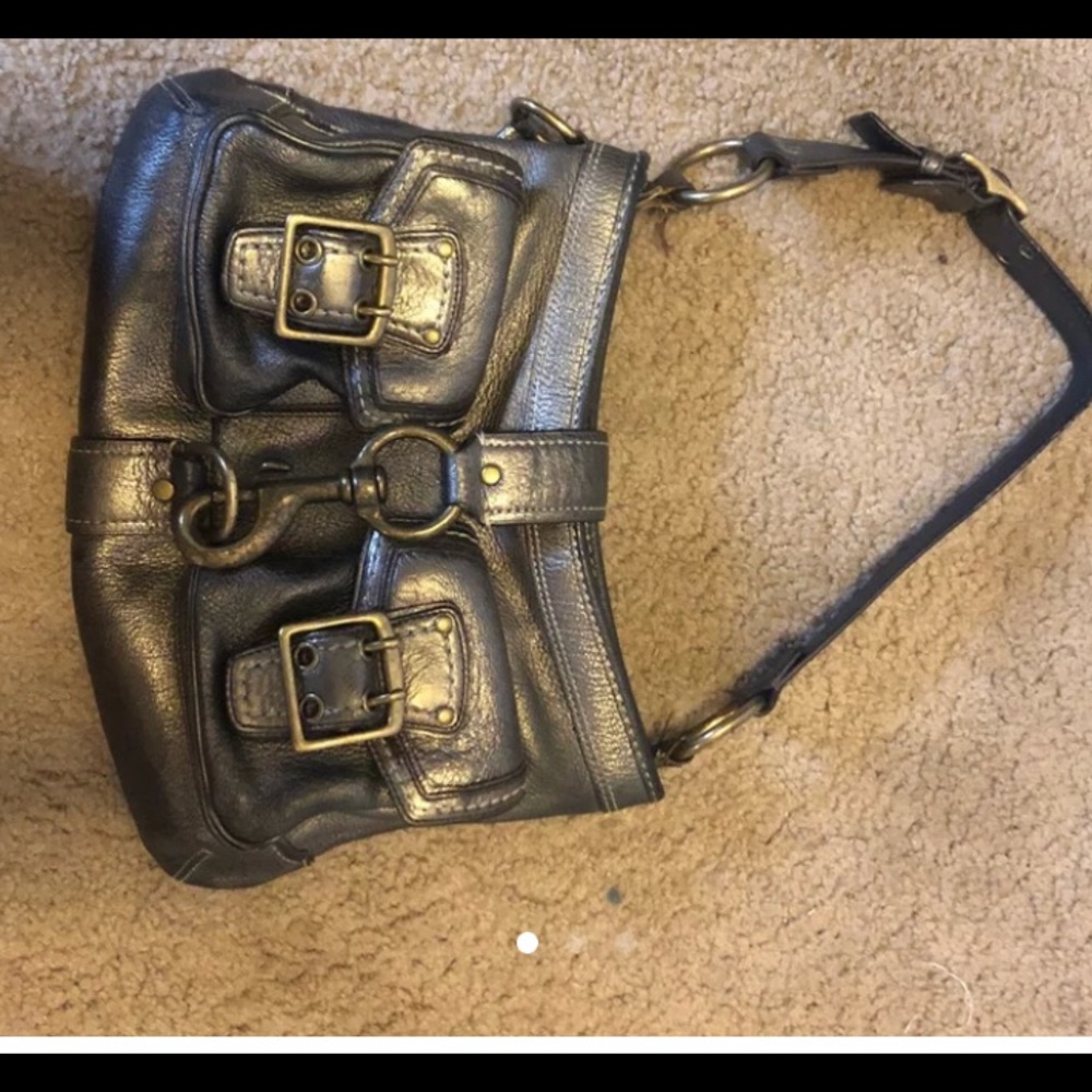 Coach Bag—chunky metallic and full of style!